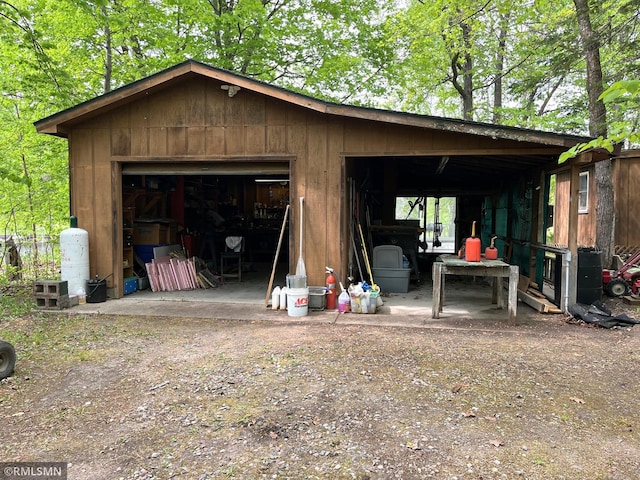 view of outbuilding with an outdoor structure