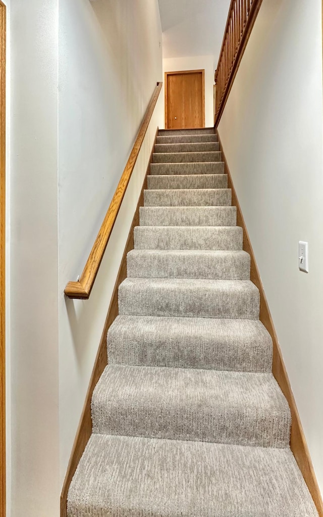 view of stairs