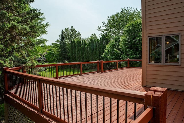 2505 Christian Dr, Chaska, MN 55318 - view of wooden terrace