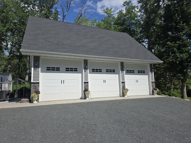 2293 57th Ave, East Farmington, WI 54020 - view of detached garage