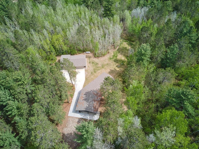 33272 Big Pine Trl, Grand Rapids, MN 55744 - aerial view of property and surrounding area featuring a heavily wooded area