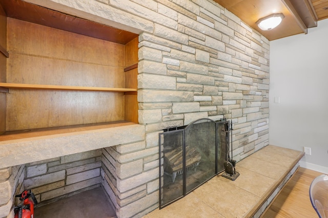 30105 Olinda Trl, Lindstrom, MN 55045 - detailed view of a fireplace
