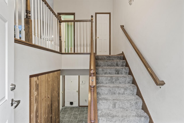 view of staircase