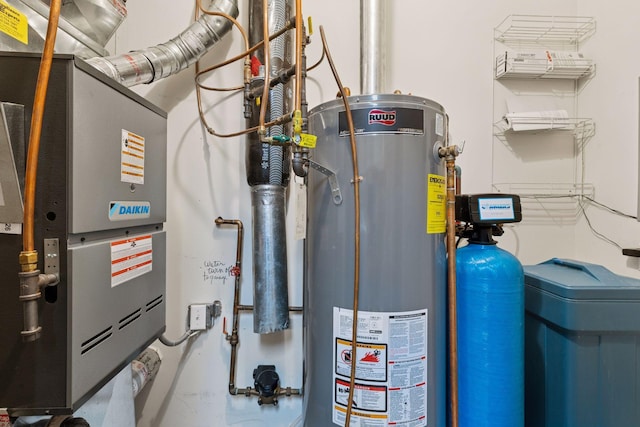 12124 Bluebird Cir NW, Coon Rapids, MN 55448 - utilities featuring gas water heater and heating unit