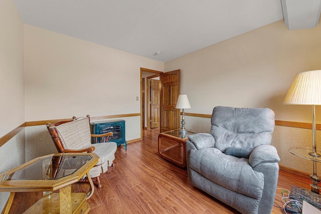 5440 Three Points Blvd Unit 536, Mound, MN 55364 - living area featuring wood finished floors and baseboards