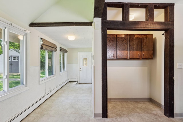 1125 James Ave, Saint Paul, MN 55105 - unfurnished sunroom with a baseboard radiator