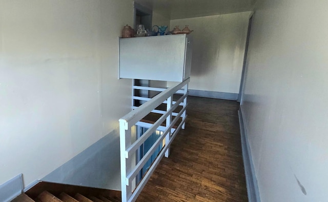 38901 134th St, Canton Twp, MN 55922 - stairway with wood finished floors and baseboards
