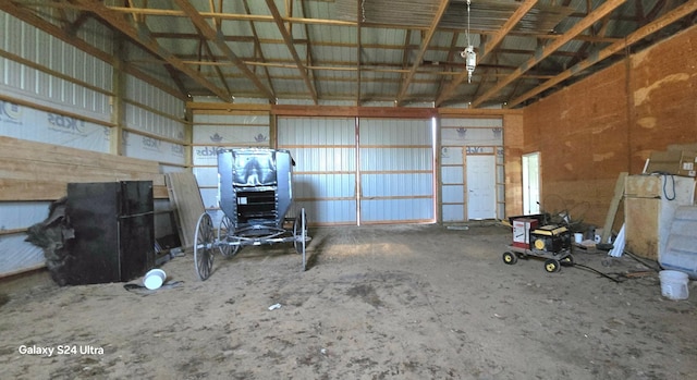 38901 134th St, Canton Twp, MN 55922 - garage featuring metal wall