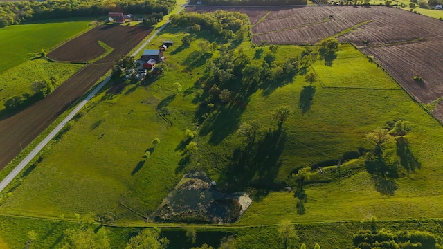 38901 134th St, Canton Twp, MN 55922 - aerial view of sparsely populated area featuring property parcel outlined