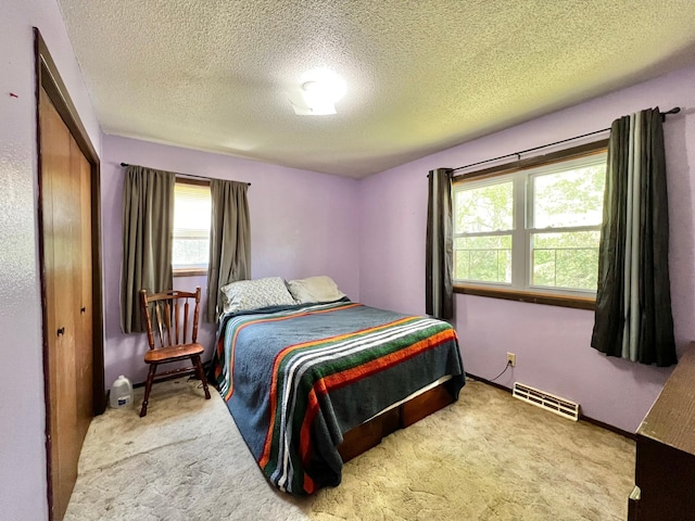 1416 13th Ave, Clarkfield, MN 56223 - carpeted bedroom featuring a textured ceiling and a closet