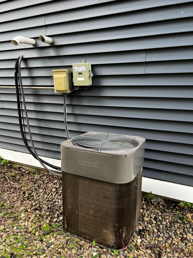 1416 13th Ave, Clarkfield, MN 56223 - exterior view of central air condition unit