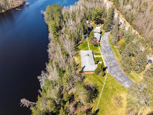 21895 County Road 8, Bovey, MN 55709 - drone / aerial view of a nearby body of water