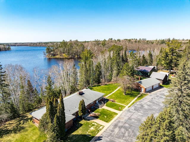 21895 County Road 8, Bovey, MN 55709 - aerial view of a nearby body of water and a heavily wooded area