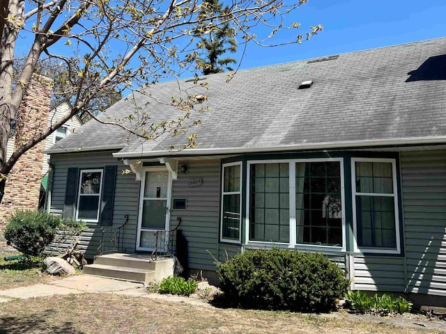 view of front of home