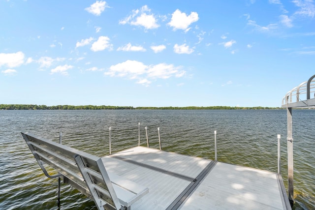 46710 Glens Beach Rd, Elysian Twp, MN 56096 - dock with a water view