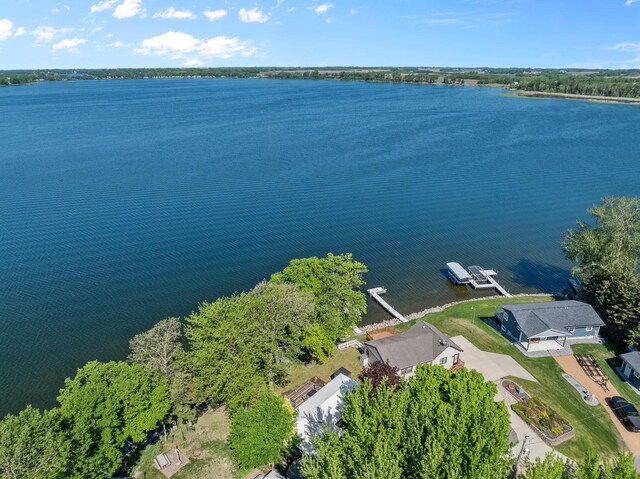 46710 Glens Beach Rd, Elysian Twp, MN 56096 - bird's eye view of a nearby body of water