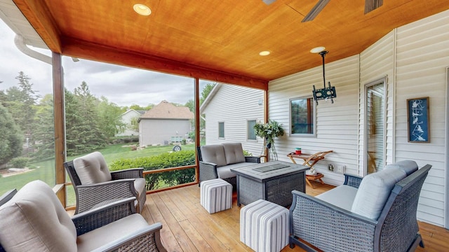 2592 Aspen Pl SW, Rochester, MN 55902 - wooden deck featuring an outdoor hangout area