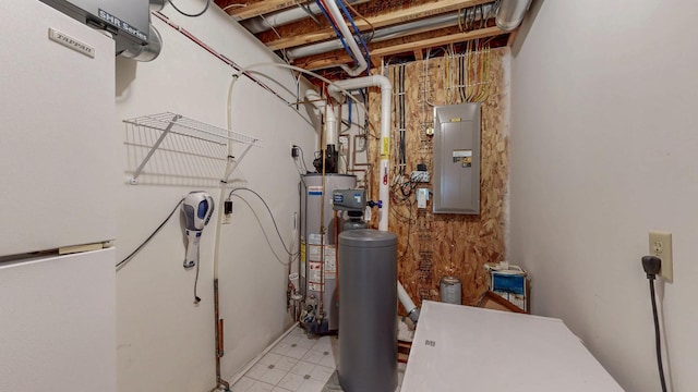 2592 Aspen Pl SW, Rochester, MN 55902 - utility room with electric panel and gas water heater
