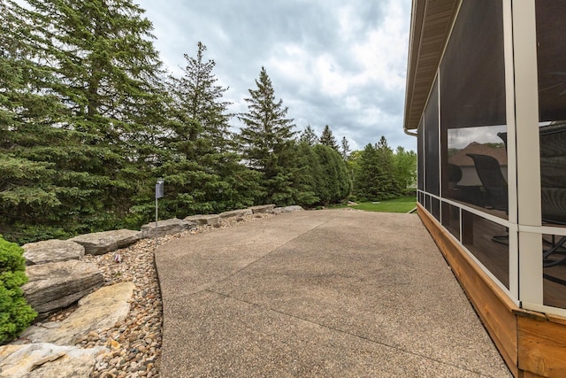 2592 Aspen Pl SW, Rochester, MN 55902 - view of patio featuring a sunroom