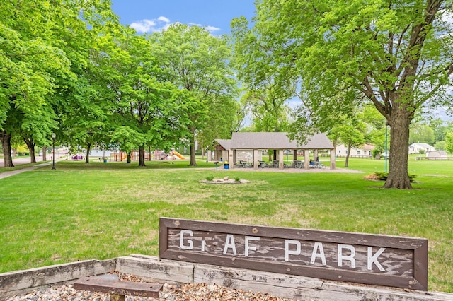 114 3rd Ave E, Truman, MN 56088 - view of community with a lawn