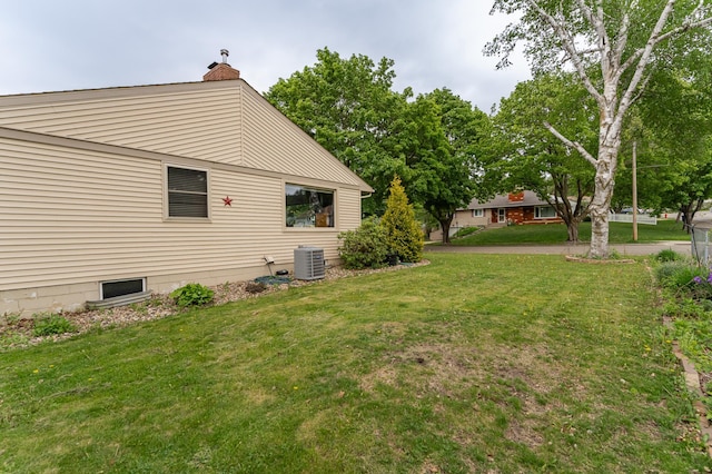 724 16th St NE, Rochester, MN 55906 - view of grassy yard with central air condition unit