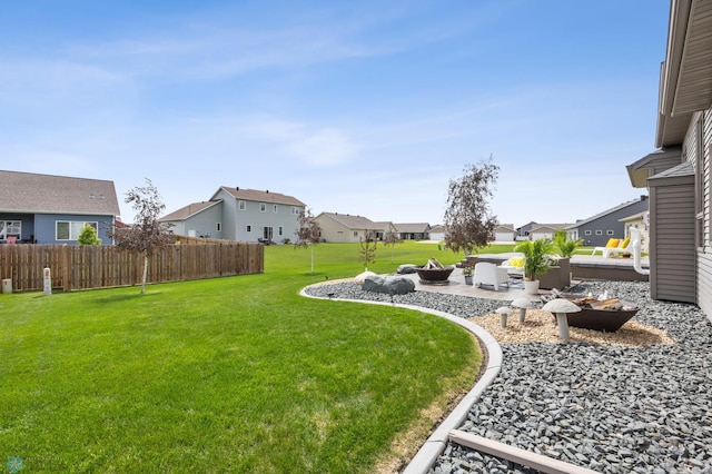 405 12th St NE, Dilworth, MN 56529 - view of yard with a residential view and a patio