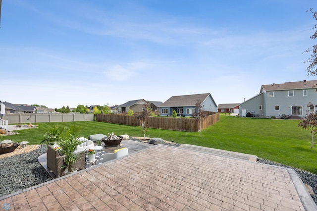 405 12th St NE, Dilworth, MN 56529 - view of patio featuring a residential view