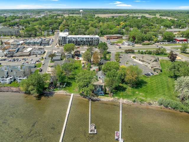 309 Shore Dr, Forest Lake, MN 55025 - aerial view of a large body of water