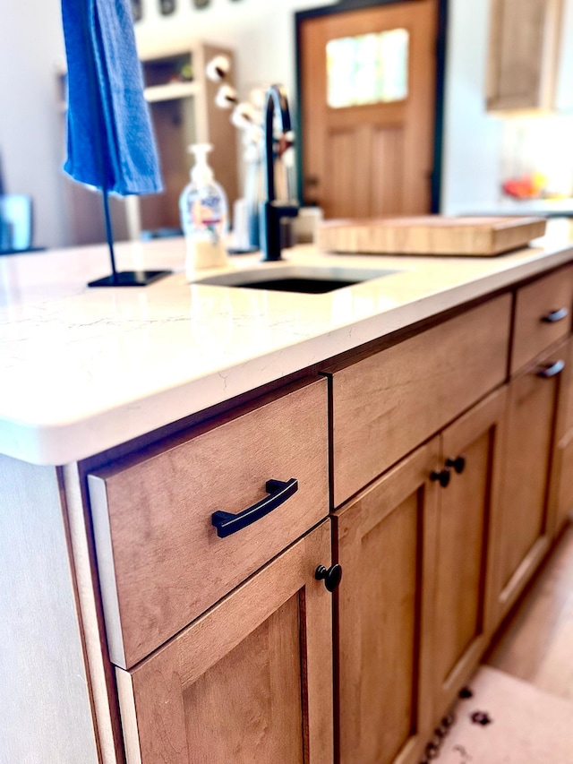 30710 County Road 45, Marcell Twp, MN 56628 - kitchen view of a sink and light countertops