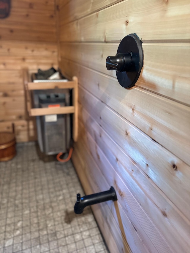 30710 County Road 45, Marcell Twp, MN 56628 - detailed view of wood walls