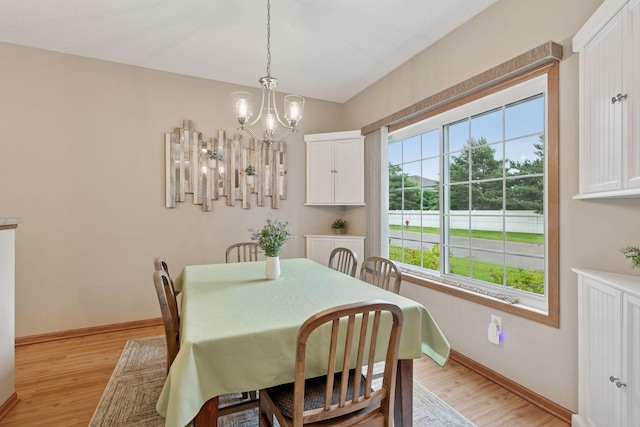 13900 Garnet Ter NW, Ramsey, MN 55303 - dining space with light wood finished floors and a chandelier