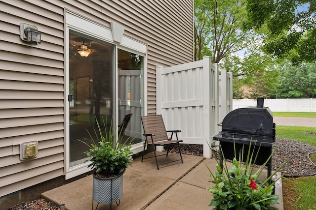 13900 Garnet Ter NW, Ramsey, MN 55303 - view of patio / terrace featuring area for grilling