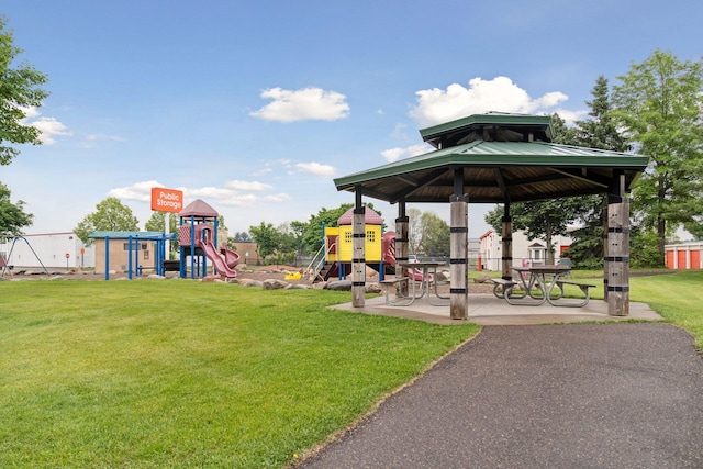13900 Garnet Ter NW, Ramsey, MN 55303 - view of community with a gazebo and a yard