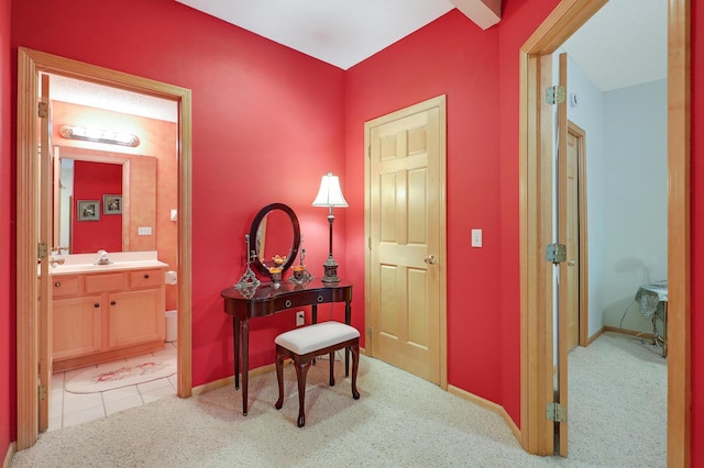 8207 Norman Creek Trl, Bloomington, MN 55437 - hall with light colored carpet and baseboards