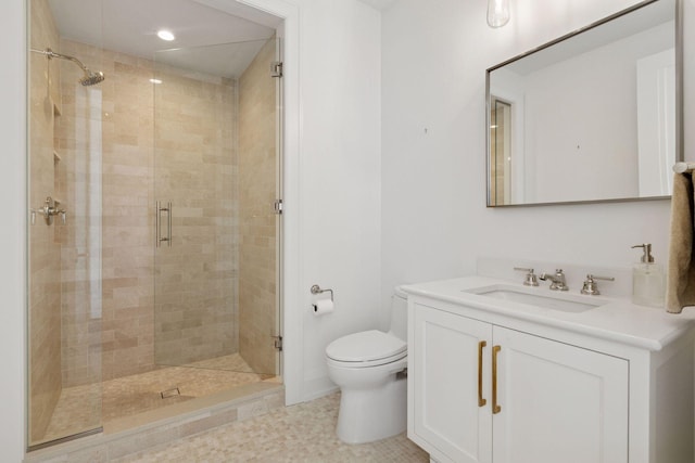 1111 River Pkwy Unit 24C, Minneapolis, MN 55415 - bathroom with a stall shower and vanity