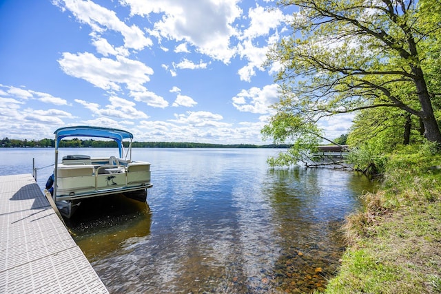 209 9 1/2 Ave, Turtle Lake, WI 54889 - dock featuring a water view