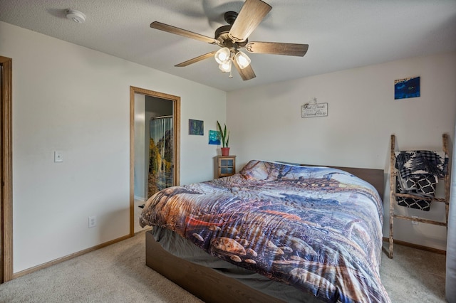 604 Brookview Ln SW, Isanti, MN 55040 - bedroom with carpet, baseboards, and ceiling fan