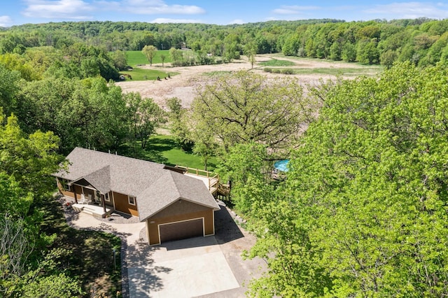 8259 Barton Ave NW, Buffalo, MN 55313 - view of subject property with a heavily wooded area