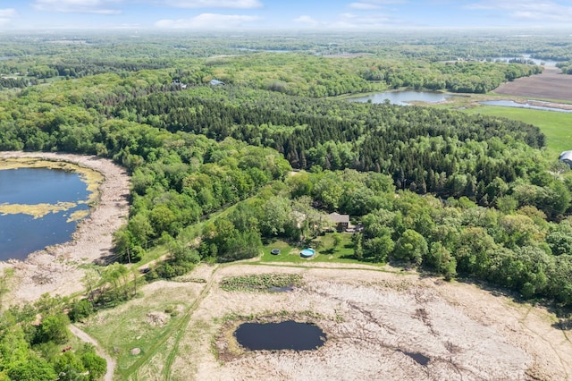8259 Barton Ave NW, Buffalo, MN 55313 - aerial view of a heavily wooded area and a nearby body of water