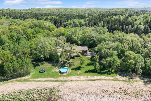 8259 Barton Ave NW, Buffalo, MN 55313 - aerial view of property and surrounding area featuring a heavily wooded area
