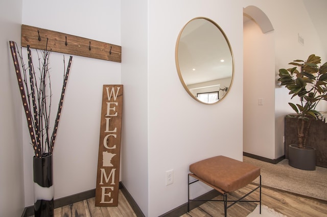 8259 Barton Ave NW, Buffalo, MN 55313 - detailed view of wood finished floors and arched walkways