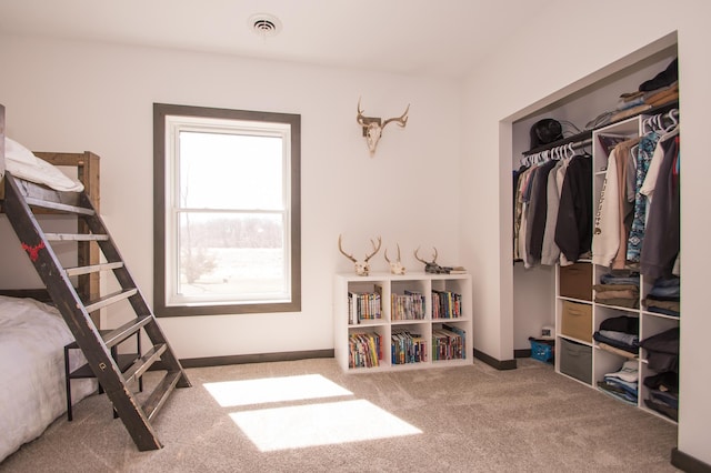 8259 Barton Ave NW, Buffalo, MN 55313 - carpeted bedroom with baseboards and a closet
