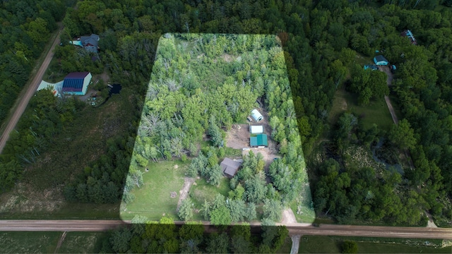 6000 152nd St, Milaca, MN 56353 - aerial view of property and surrounding area featuring a forest