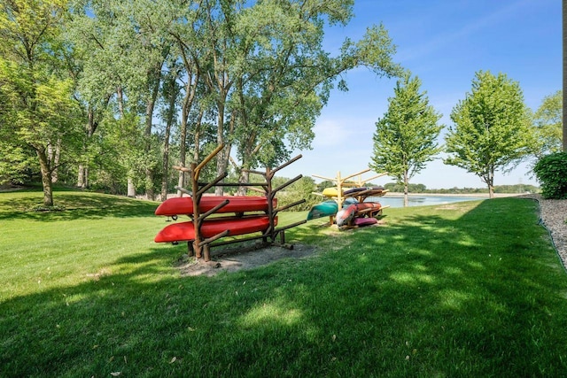 4360 Brookside Ct Unit 206, Edina, MN 55436 - surrounding community with a lawn and a water view