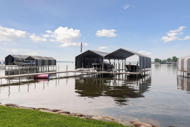 1397 Orono Ln, Orono, MN 55391 - dock with boat lift and a water view