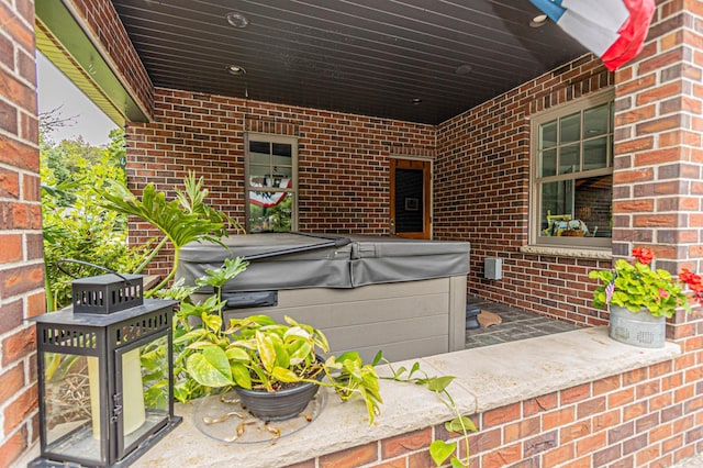 8599 County Road 21 SW, Alexandria, MN 56308 - view of patio featuring a hot tub
