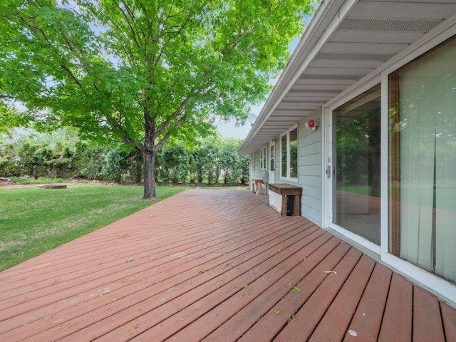 835 Winona Dr SW, Alexandria, MN 56308 - deck with a lawn