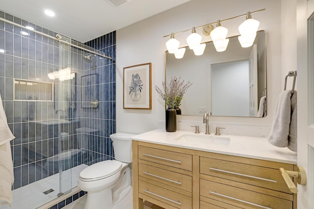 745 Virginia Shores Cir, Victoria, MN 55331 - full bath with toilet, vanity, and a shower stall