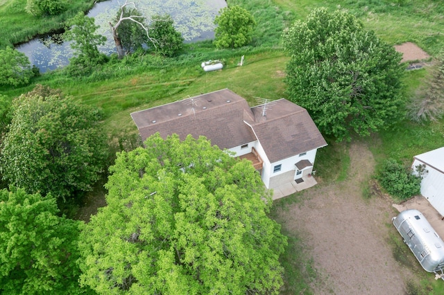 1231 135th St, Amery, WI 54005 - view from above of property with a large body of water