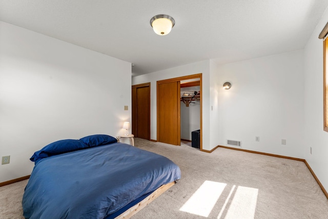 1231 135th St, Amery, WI 54005 - bedroom with light carpet and multiple closets